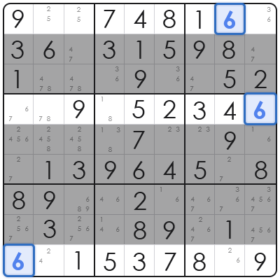 advanced sudoku methods
